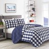 Lake House Plaid Reversible Quilt Set Blue - Eddie Bauer - image 3 of 4