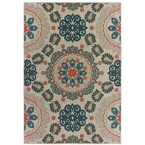 Oriental Weavers Latitude Outdoor Rugs 1903W - 1 of 3