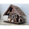 Chalet desktop cuckoo clock 8.5 inch with 12 melody quartz movement, hourly cuckoo for shelves or mantel By River City Clocks - 3 of 4