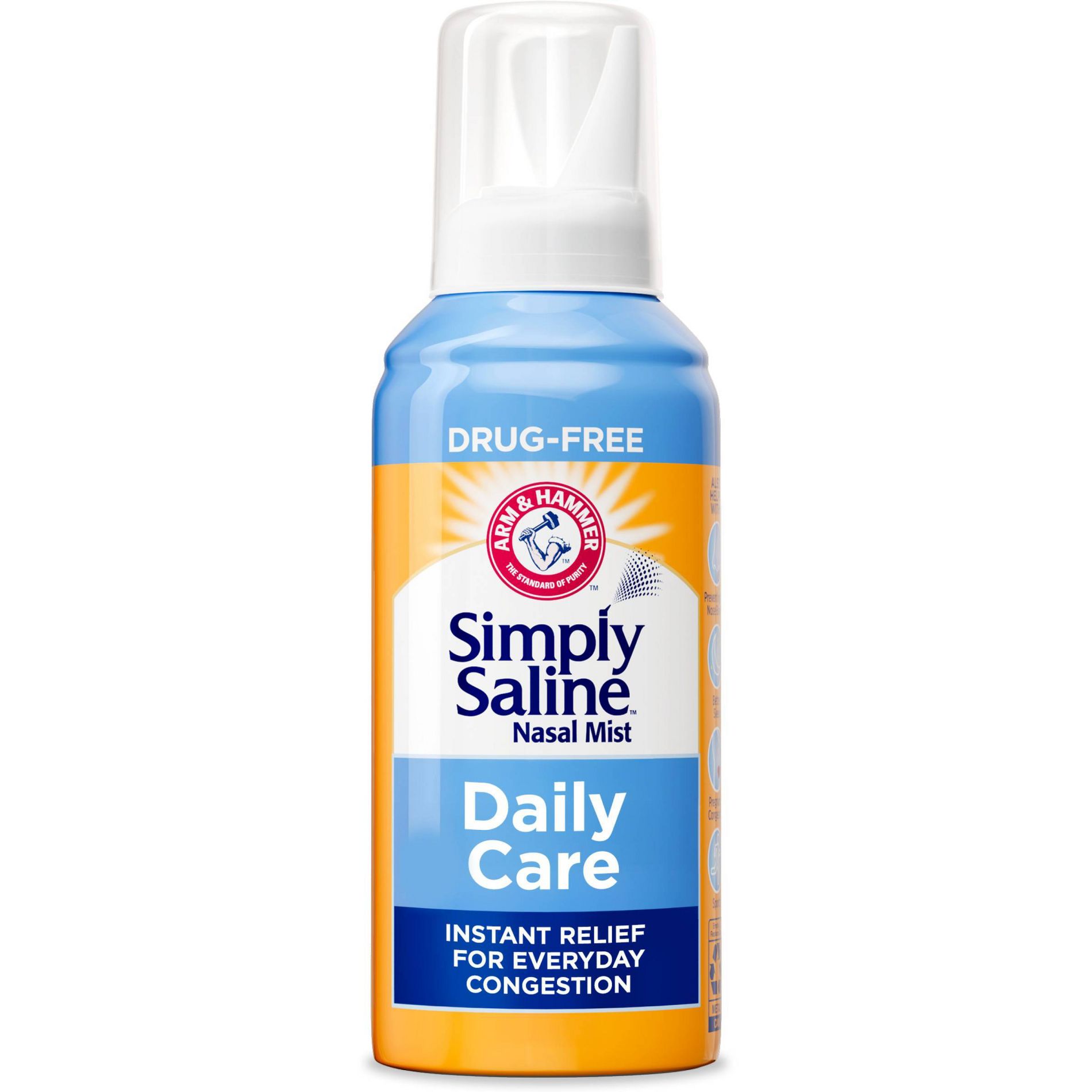 Simply Saline Daily Nasal Mist for Instant Congestion Relief - 4.5oz