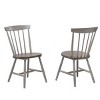 Brassex Set of 2 Tulita Dining Chairs Oak/Gray - 2 of 4