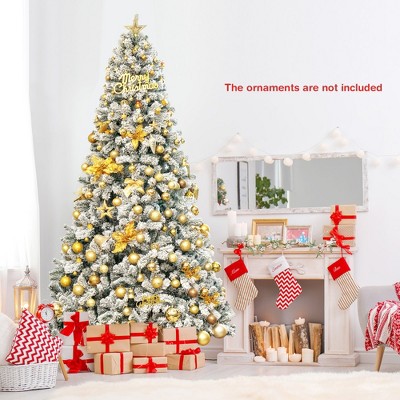 9ft Snow Flocked Full Spruce Artificial Christmas Tree