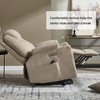 KWPZQEB Power Lift Recliner Chair, Lift Chair with 8-Point Vibration Massage & Lumbar Heating, Infinite Position Reclining with USB & Type-C Ports - 2 of 4