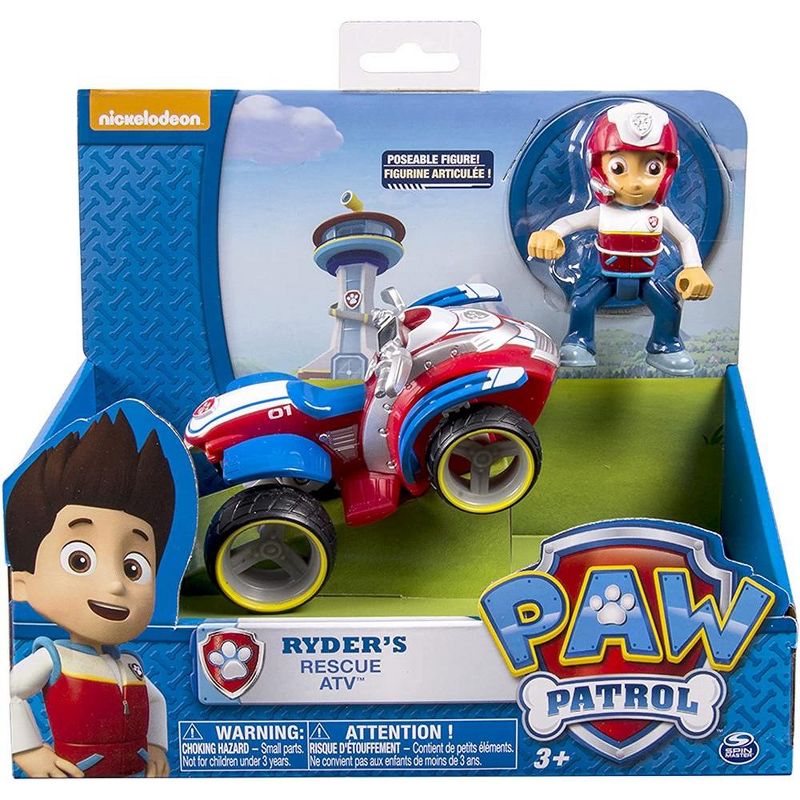 Paw Patrol Ryder's Rescue ATV, Vechicle and Figure, 1 of 4