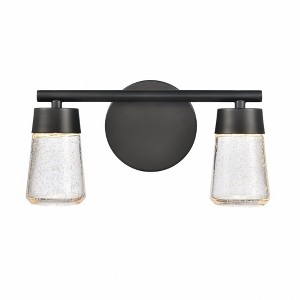 Elk Home Jergen 2 - Light Vanity in  Matte Black - 1 of 4