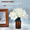 Unique Bargains Wedding Centerpieces Decoration Silk Artificial Hydrangea Flowers - 3 of 4