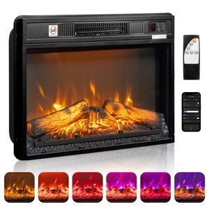 Karl Home 1400-Watt 26-inch Smart Electric Fireplace Insert with WIFI Function and 6-Color Flames - 1 of 4