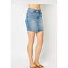 Women's Work It Tummy Control Denim Skirt - Judy Blue - 3 of 4