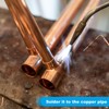 Unique Bargains Copper Air Conditioning Plumbing Welding Connection P-Trap Pipe Fittings Rose Gold - 4 of 4