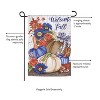 Welcome Fall Neutral Garden Suede Flag - 4 of 4