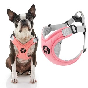 Gooby Memory Foam Step in Harness Pink, Medium - 1 of 1