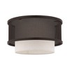 Livex Lighting Braddock 1 - Light Flush Mount in  Bronze - 2 of 4