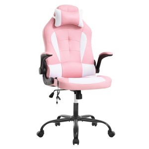 FDW Gaming Chair Office Chair with Lumbar Support PU Leather Video Game Chairs for Adults - 1 of 4