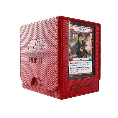 Gamegenic Star Wars Unlimited Twin Suns DECK POD - Premium Deck Box with UV-Protected Card Cases, Holds 100 Double-Sleeved Cards, Designed for the