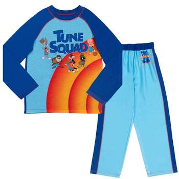 SPACE JAM Looney Tunes Pajama Shirt and Pants Sleep Set Little Kid to Big Kid