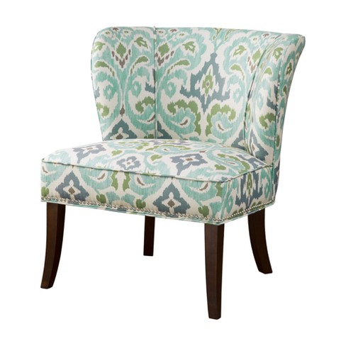 Bally Armless Accent Chair Blue Green Target