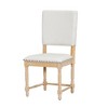NicBex Vintage Traditional Upholstered  Dining Chairs Set of 2 with Unique Design,Rustic Wood Accent Chairs for Dining Room,Living Room - 3 of 4