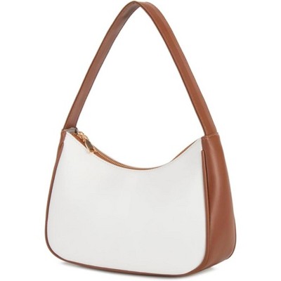 Shoulder Bags for Women, Cute Hobo Tote Handbag Mini Clutch Purse with Zipper Closure