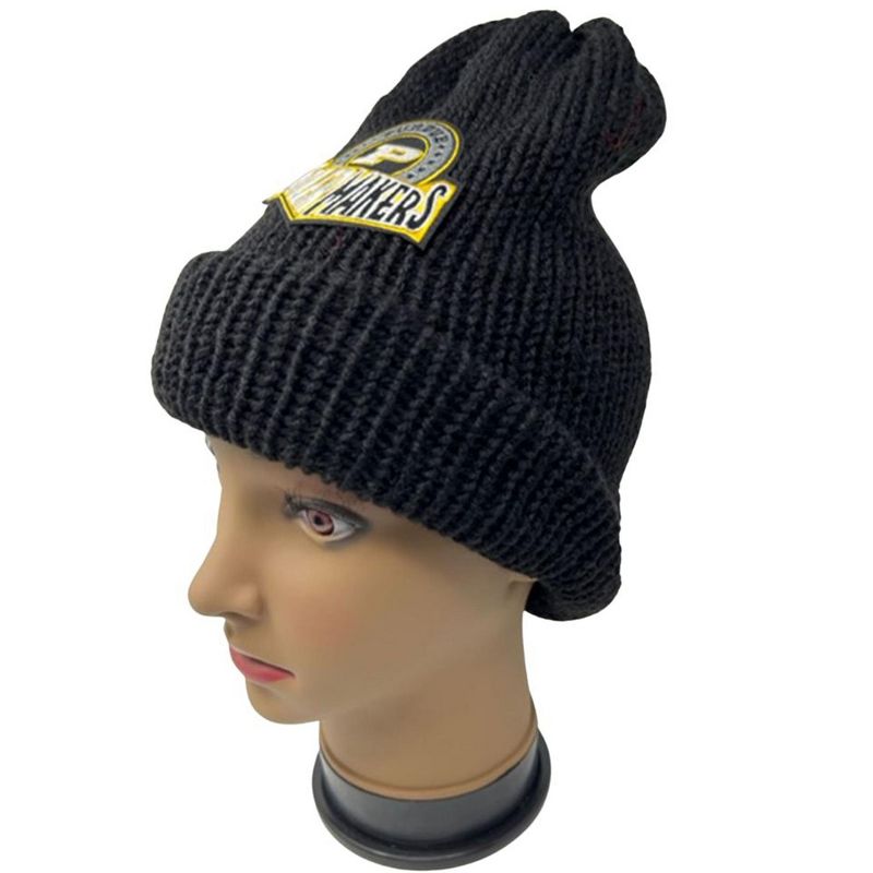 Unisex Adult Purdue Boilermakers Handmade Double Knit Beanie Cuff Hat, 2 of 4