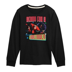 Boys' - Disney - Ready For A Super Christmas Long Sleeve Graphic T-Shirt - 1 of 4