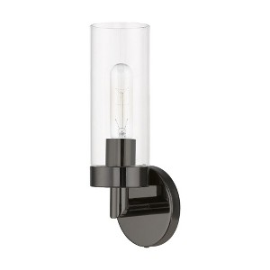Livex Lighting Ludlow 1 - Light Sconce in  Black Chrome - 1 of 4