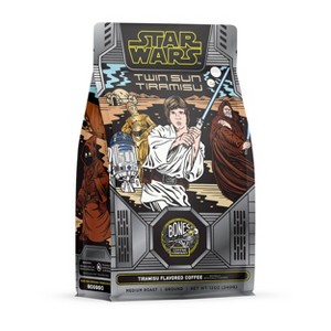 Bones Coffee Company Star Wars Twin Sun Tiramisu Flavored Medium Roast Ground Coffee - 12oz - 1 of 3