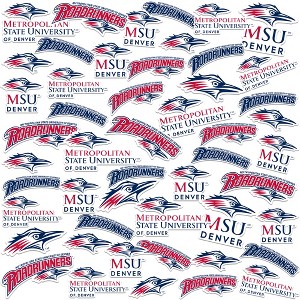 Metro State University Of Denver Spirit Logos 50Ct Sticker Pack Miscellaneous 50 Ct. Sticker Pack - 1 of 4