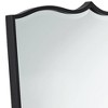 Uttermost Gaylia Satin Black 27" x 36 3/4" Curve Top Mirror - 3 of 4