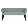 NicBex 49.5" End of Bed Bench with Low Back,Upholstered Ottoman Bench with Flared Arms,Plush Foot Stool with Nailhead Trim,Storage Bench for Bedroom - 2 of 4