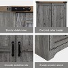 Brafab 71" Modern Functional Armoire Wardrobe Closet with Adjustable Shelf and Hanging Rail, 2 Wide Drawers - 4 of 4