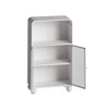 NicBex Tall Bathroom Storage Cabinet,45.28" H Floor Cabinets with Glass Door and Shelves for Bathroom - 4 of 4