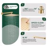 Cobbe High-Pressure Stainless Steel Shower System with ultra-thin 12-inch overhead rainfall,Handheld Spray and Rough in-Valve - 4 of 4