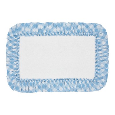 April & Olive Annie Buffalo Blue Check Bathmat 20x30 VHC Brands