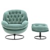 NicBex Accent Chair with Ottoman,TV Chair with Metal Frame,Chair and Ottoman Sets for Bedroom,Reading Room,Office - 3 of 4