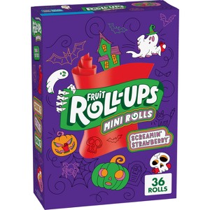 Fruit Roll-Ups Snacks Halloween Mini Rolls - 13.3oz/36ct - 1 of 4