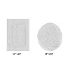 Lux Premium 100% Cotton Tufted Solid Reversible 2 Piece Bath Rug Set – Ultra-Soft, Water-Absorbent, Durable, Machine Washable Bathroom Rug - 2 of 4