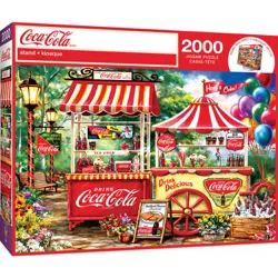 MasterPieces 2000 Piece Jigsaw Puzzle For Adults, Family, Or Kids - Coca-Cola Stand - 39"x27"