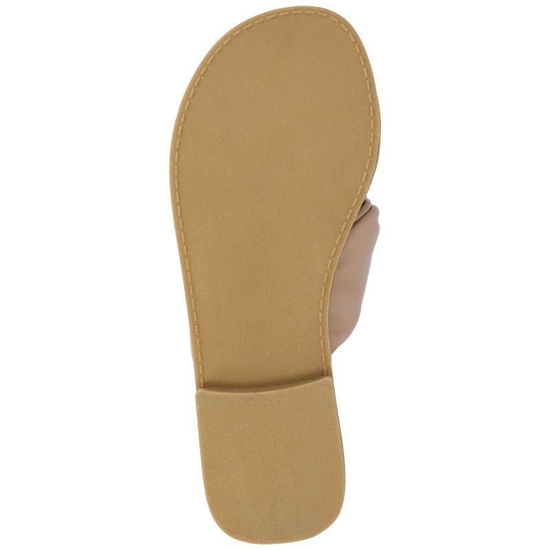 Journee Collection Womens Kianna Tru Comfort Foam Slide Puffy Flat Sandal, 6 of 11