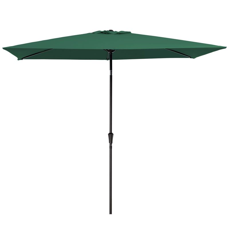 HYLEORY Le 10' x 6' 5" Rectangular Market Umbrella, 2 of 3