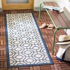 Courtyard CY6115 UV & Stain Resistant Non-Shedding Power Loomed Indoor/Outdoor Rugs - Safavieh - 2 of 2