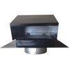 Builder's Best Galvanized Steel Roof Vent Cap, Damper & Removable Screen, 4" Diameter Collar, Powder Coated Finish & Pre-Drilled Holes for Mounting - 3 of 3