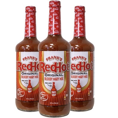 George’s Beverage Company Franks Red Hot Mix - 1L Bottle - Gluten Free, All Natural Mixer