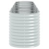 vidaXL Garden Raised Bed 157.5"x31.5"x31.9" Galvanized Steel Silver - 4 of 4