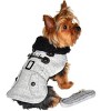 Doggie Design Herringbone Designer Harness Coat and Matching Leash-Gray - 2 of 3