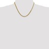 Black Bow Jewelry 3mm, 14k Yellow Gold, Solid Herringbone Chain Necklace - 2 of 4