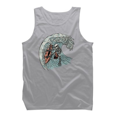 Men's Design By Humans Death Surfer By Quilimo Tank Top : Target