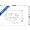 Trends International LINE AND BRUSH - Continuous Line Cassette Framed Wall Poster Prints - 3 of 4
