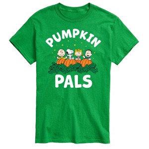 Men's - Peanuts - Pumpkin Pals Short Sleeve Graphic T-Shirt - 1 of 4