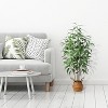 DR.Planzen Artificial Eucalyptus Tree, 4Ft Potted Faux Plants for Indoor Livingroom and Home Decor - 3 of 4