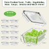 LunaLulinlk BPA Free Leak-Proof Plastic Lunch Boxes - Stackable Freezable & Microwavable (10 Lids + 10 Containers) - 2 of 4